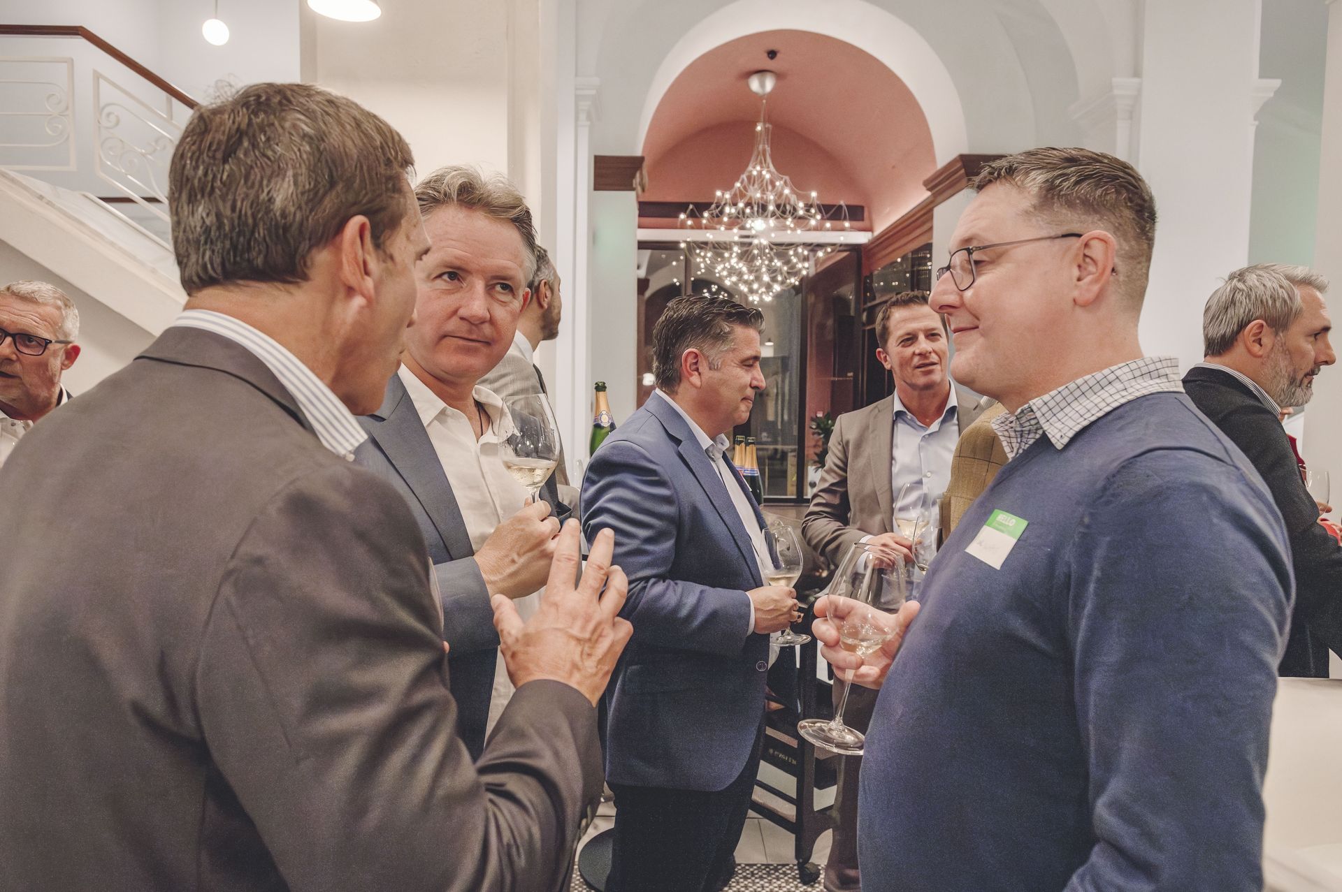 Networking during Chevron Group C-Level Dinner at Under Grain in Valletta, Malta 